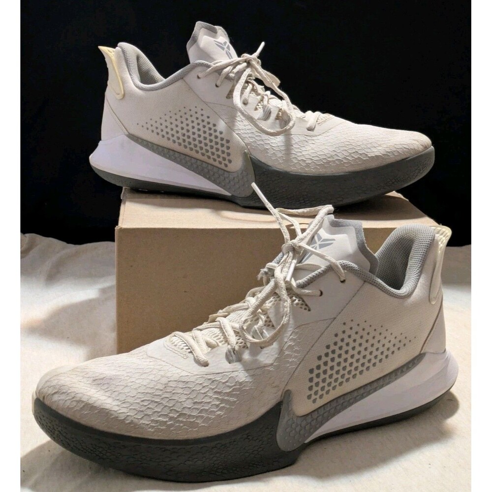 Nike Kobe Bryant Mamba Fury White Wolf Grey CK2087-100 Men's Size 12 VNDS